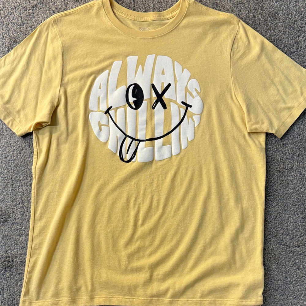 Wonder Nation Yellow 'Always Chillin' Tee